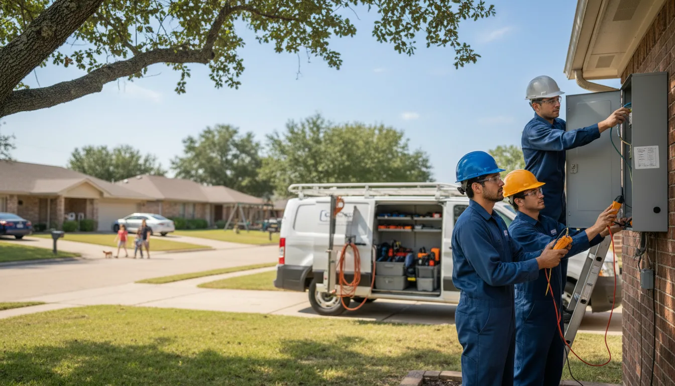 Certified electrician providing emergency electrical services in Prole, IA